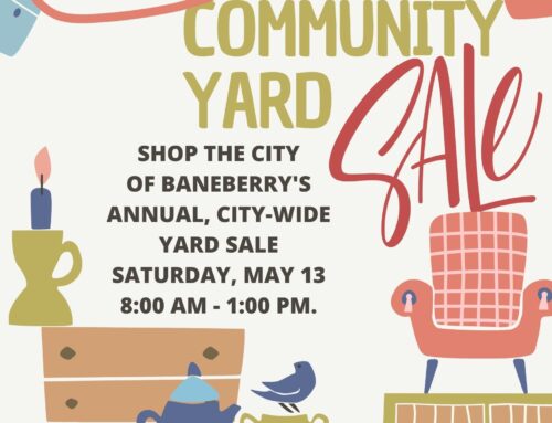 Annual Citywide Yard Sale: May 13
