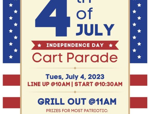 July 4th Cart Parade & Lunch: Tuesday