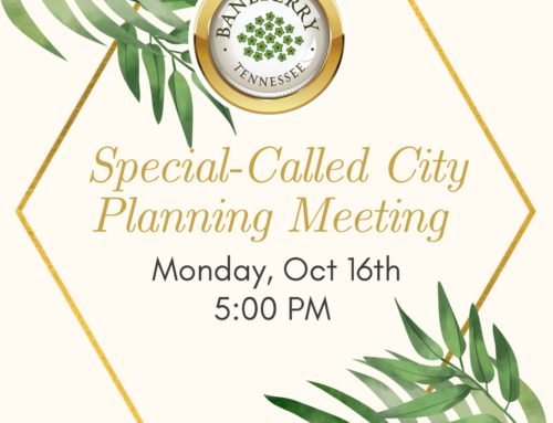 Special Called Meeting—Planning Commission: Oct 16