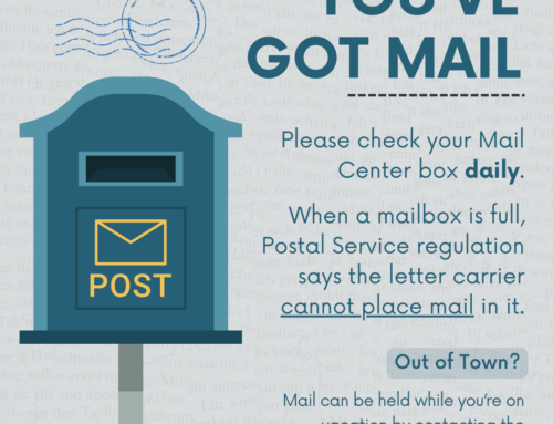 Check your mail daily