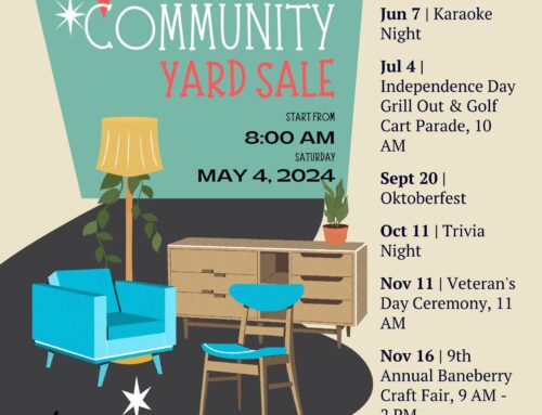 Community Yard Sale: May 4