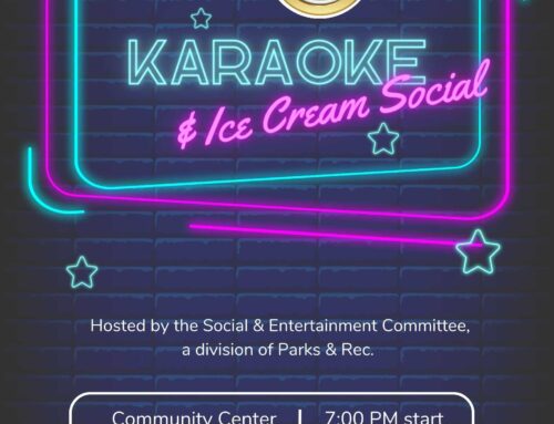 Karaoke & Ice Cream Social: June 7