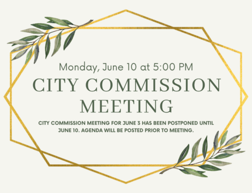 [agenda] City Commission Meeting: May 6 – Baneberry Tennessee Government