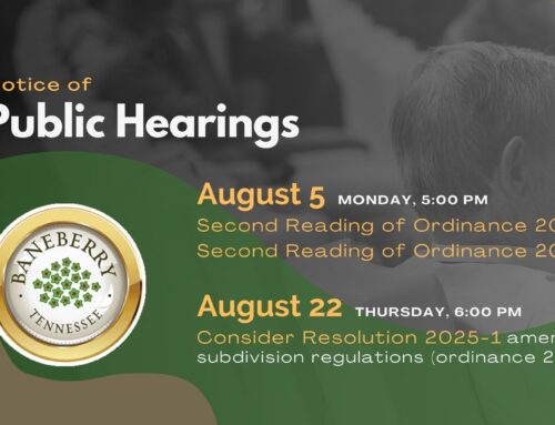 Public Hearings: Aug 5 & Aug 22