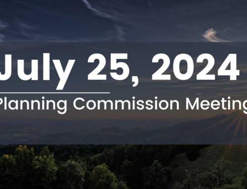 Planning Commission Meeting: July 25