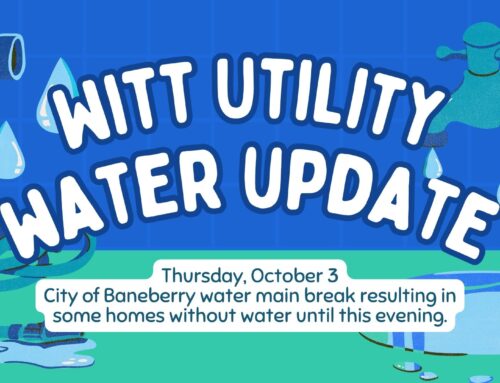 [Witt Utility Update] water is shut off for some homes: Oct 3