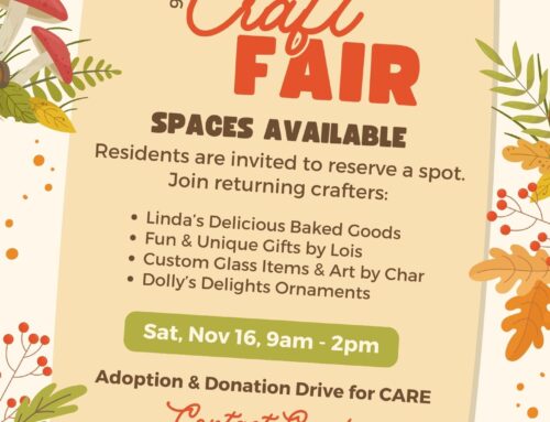 Reserve Your Craft Fair Booth