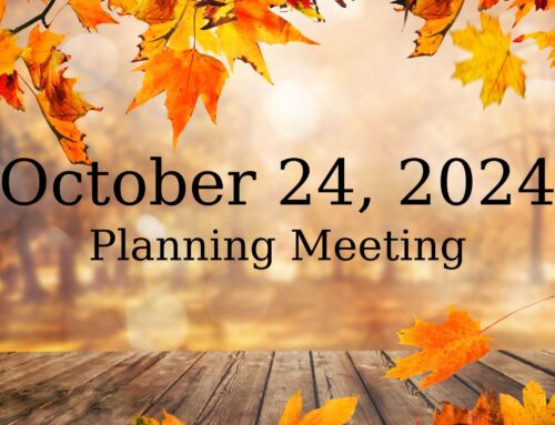 Planning Meeting: Oct 24