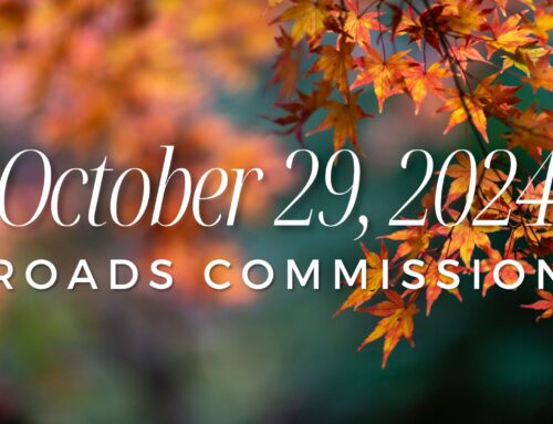 Roads Commission Meeting: Oct 29