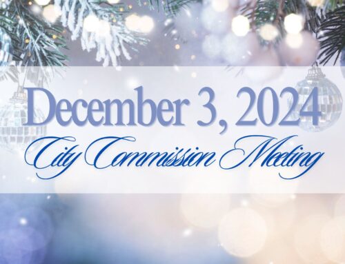 City Commission [AGENDA]: Dec 3