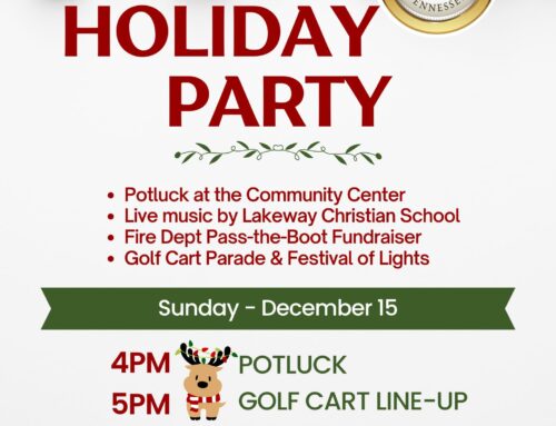 Holiday Party & Golf Cart Parade: Dec 15