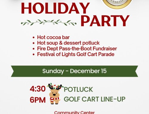 Holiday Party & Golf Cart Parade: Dec 15