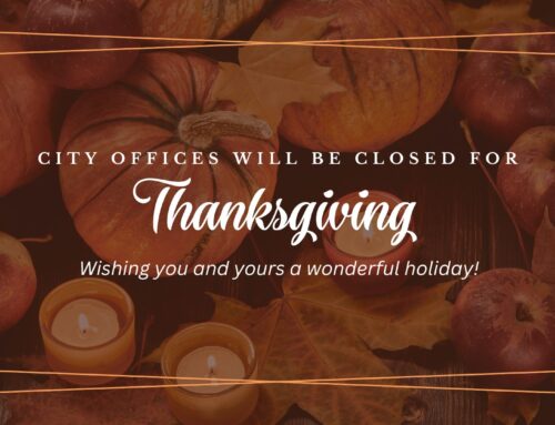 City Office Closed: Nov 28