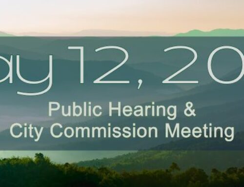 Public Hearing & City Commission Agenda: May 12