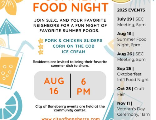 Summer Food Night: Aug 16