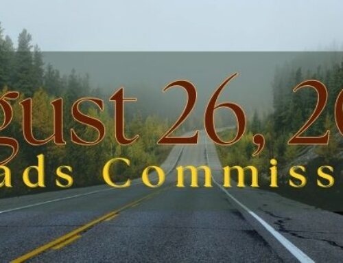 Roads Commission: Aug 26