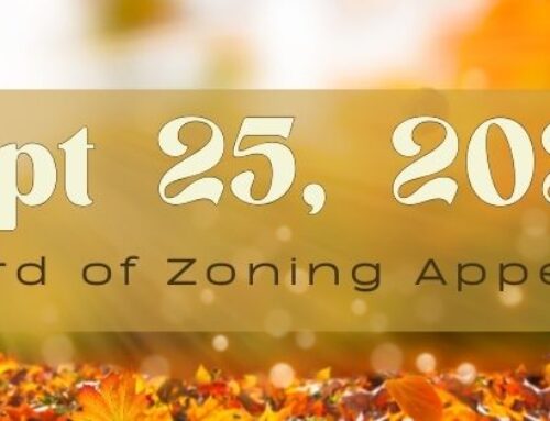 Board of Zoning Appeals: Sep 25