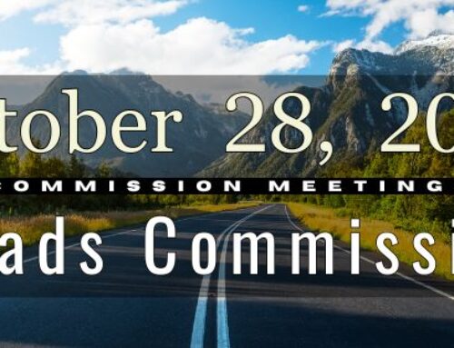 Roads Commission: Oct 28