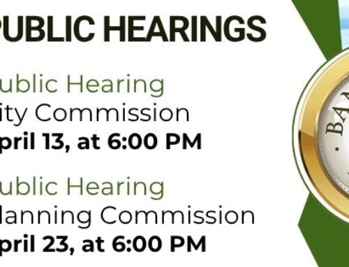 Notice of Public Hearings: Apr 13 & 23