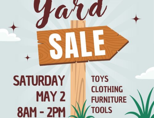 Community Yard Sale: May 2