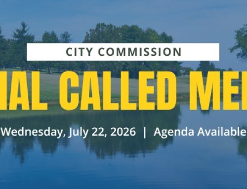 Special Called City Meeting: July 22