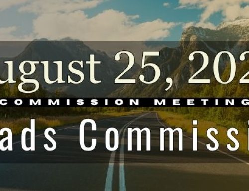 Roads Commission: August 25